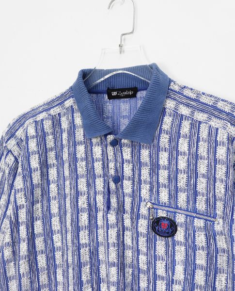  09.29.22 - VTG KNIT POLO SHIRT - ZEALZIP 