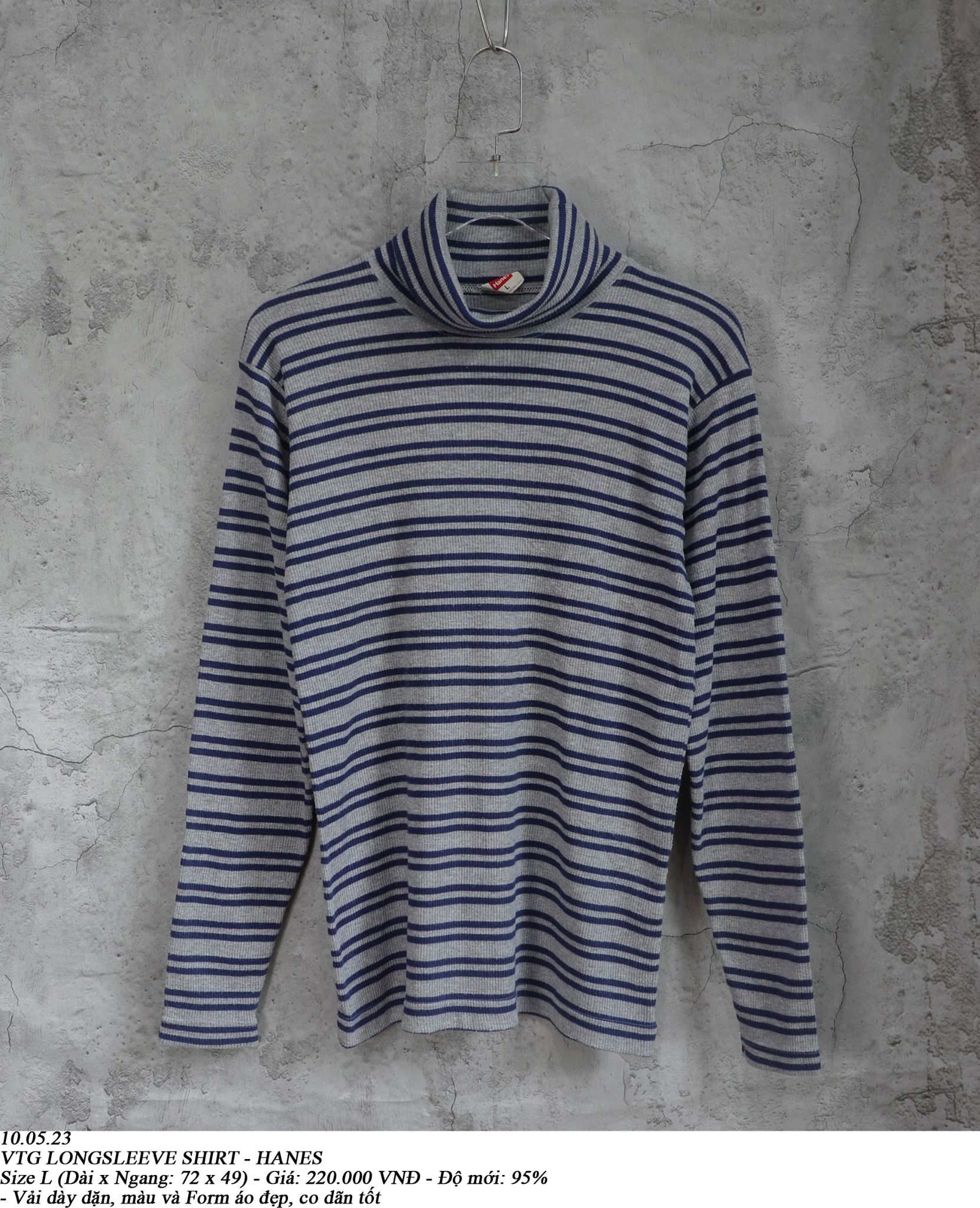  10.05.23 - VTG LONGSLEEVE SHIRT - HANES 