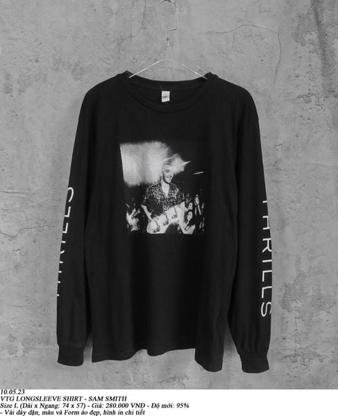  10.05.23 - VTG LONGSLEEVE SHIRT - SAM SMITH 