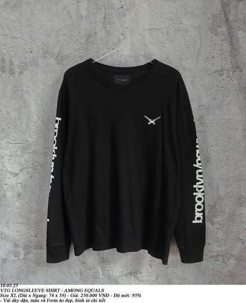  10.05.23 - VTG LONGSLEEVE SHIRT - AMONG EQUALS 