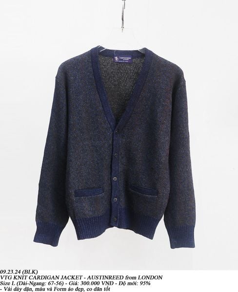  09.23.24 - VTG KNIT CARDIGAN JACKET - AUSTINREED from LONDON 