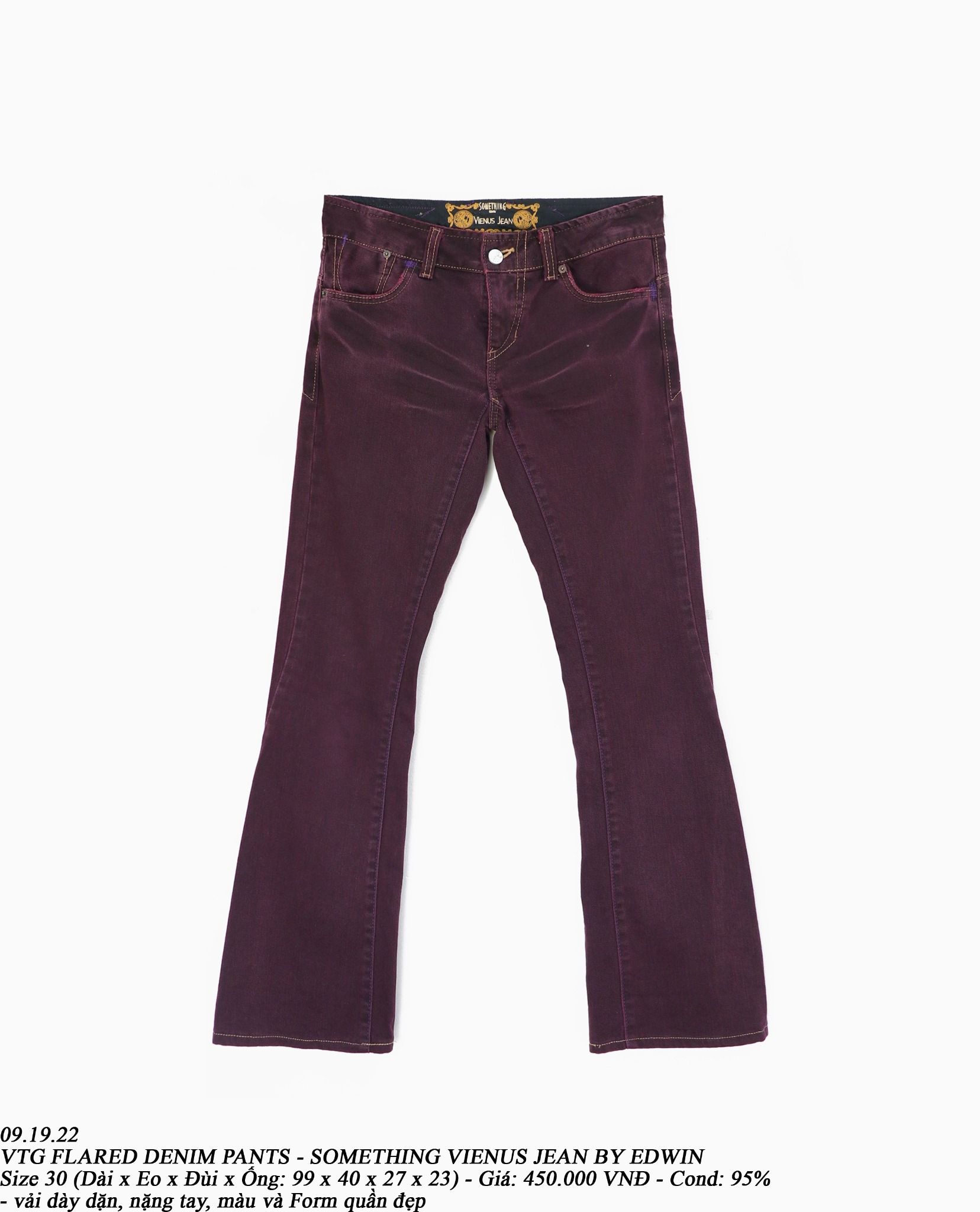 archive EDWIN tech flare pants y2k