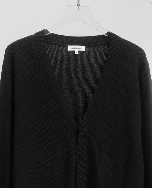  09.18.24 - VTG WAFFLE CARDIGAN JACKET - GLOBAL WORK 