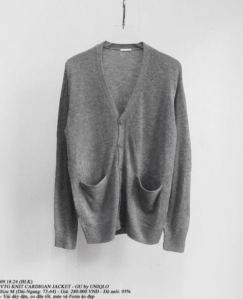  09.18.24 - VTG KNIT CARDIGAN JACKET - GU by UNIQLO 