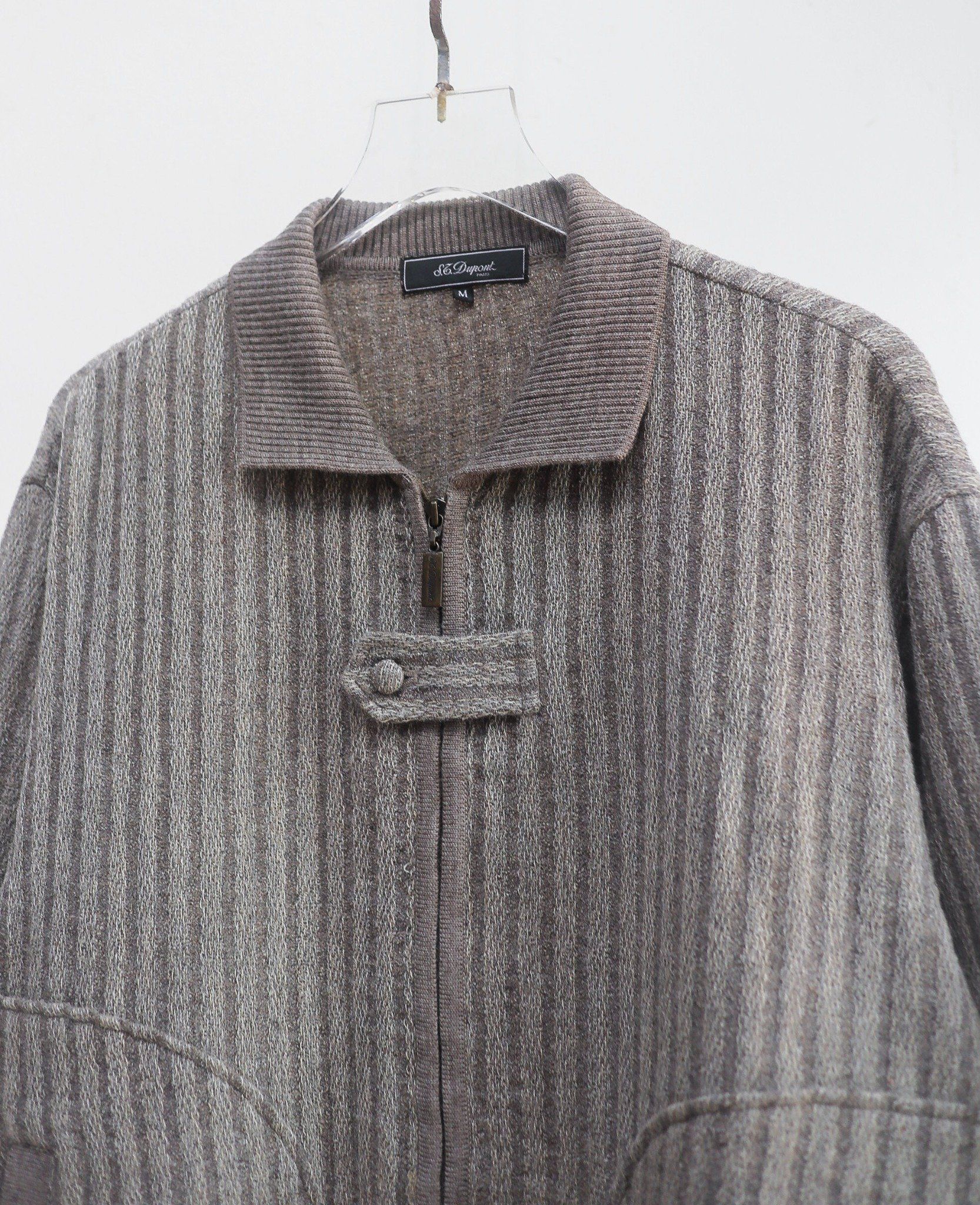  09.18.24 - VTG KNIT BLOUSON JACKET - S.T DUPONT PARIS 