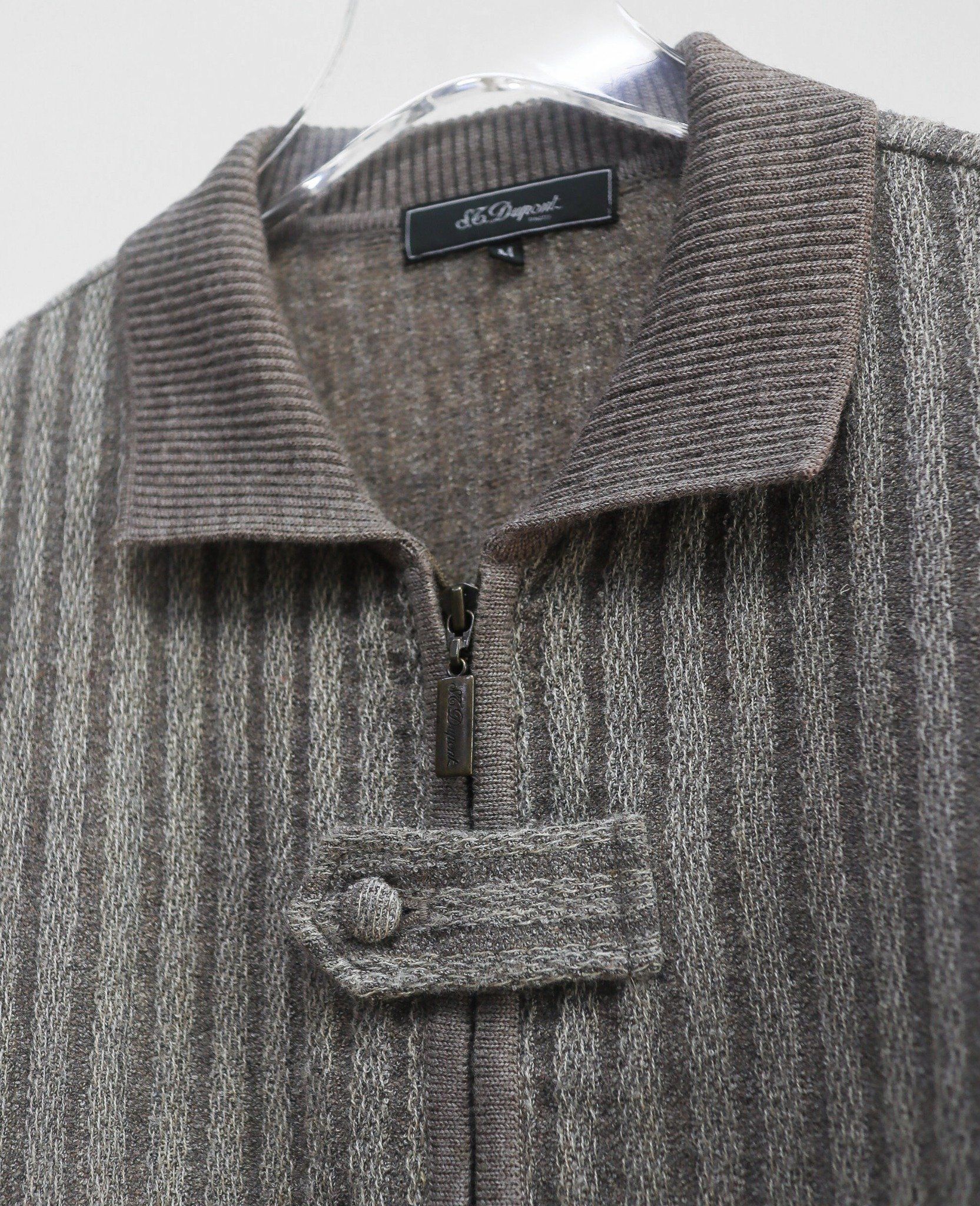  09.18.24 - VTG KNIT BLOUSON JACKET - S.T DUPONT PARIS 