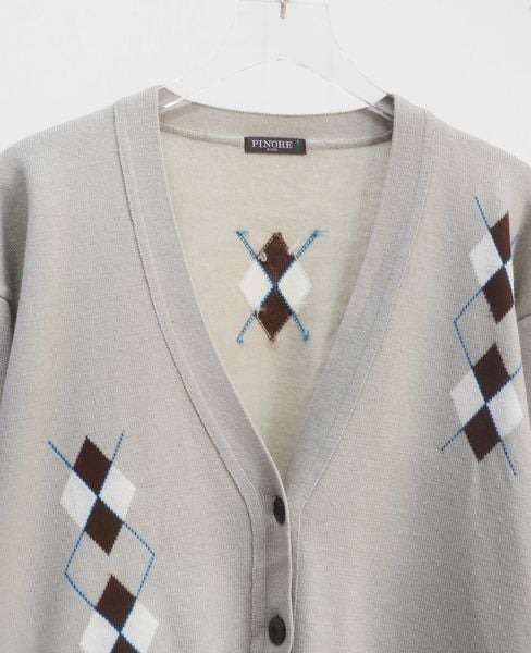  09.16.24 - VTG KNIT CARDIGAN JACKET - PINORE KING 