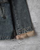  10.29.23 - VTG BLAZER DENIM JACKET - LEI FIRENGE 