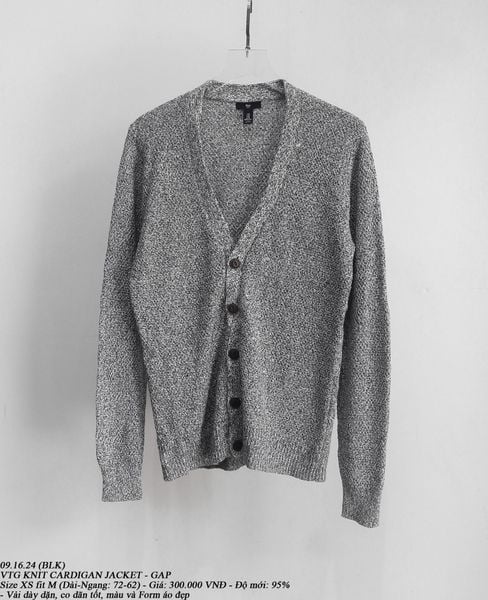  09.16.24 - VTG KNIT CARDIGAN JACKET - GAP 