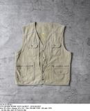  10.29.23 - VTG DENIM WORK VEST JACKET - SUN ROCKY 