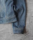  10.29.23 - VTG CROPPED DENIM JACKET - LE MAKELET 