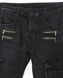  09.30.22 - VTG DENIM BIKER PANTS 