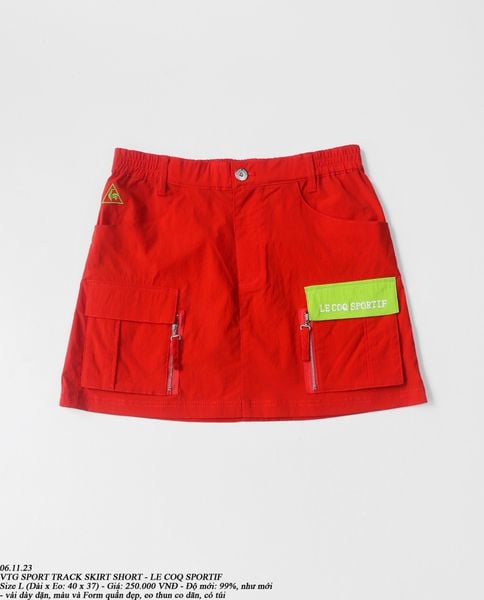  06.11.23 - VTG SPORT TRACK SKIRT SHORT - LE COQ SPORTIF 