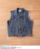  09.22.24 - VTG DENIM VEST JACKET - FADED GLORY 