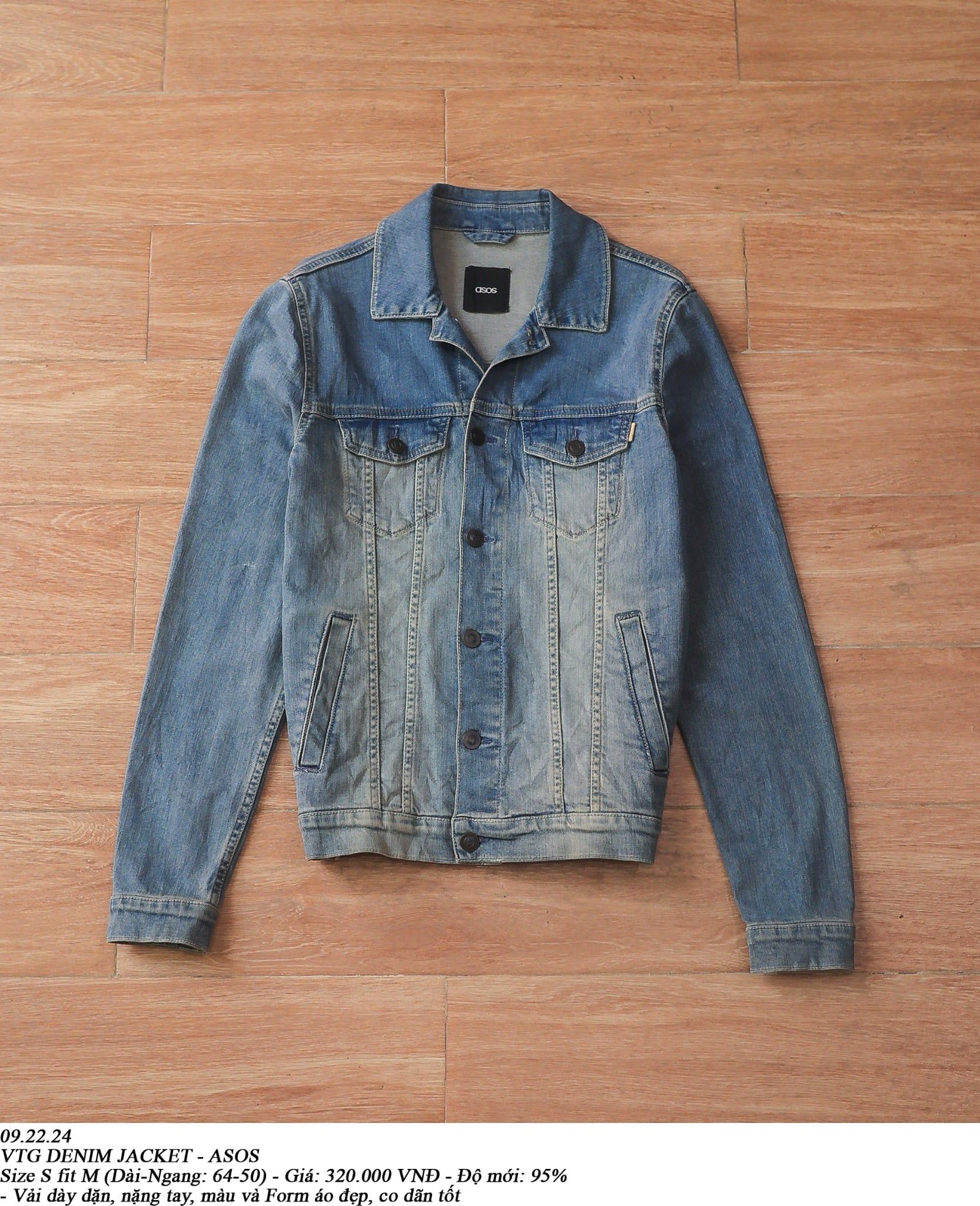  09.22.24 - VTG DENIM JACKET - ASOS 