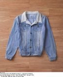  09.22.24 - VTG FUR COLLAR DENIM JACKET - LIQUOR N POKER 