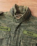  09.22.24 - VTG MILITARY FIELD DENIM JACKET - SHOCKTHEHEART 