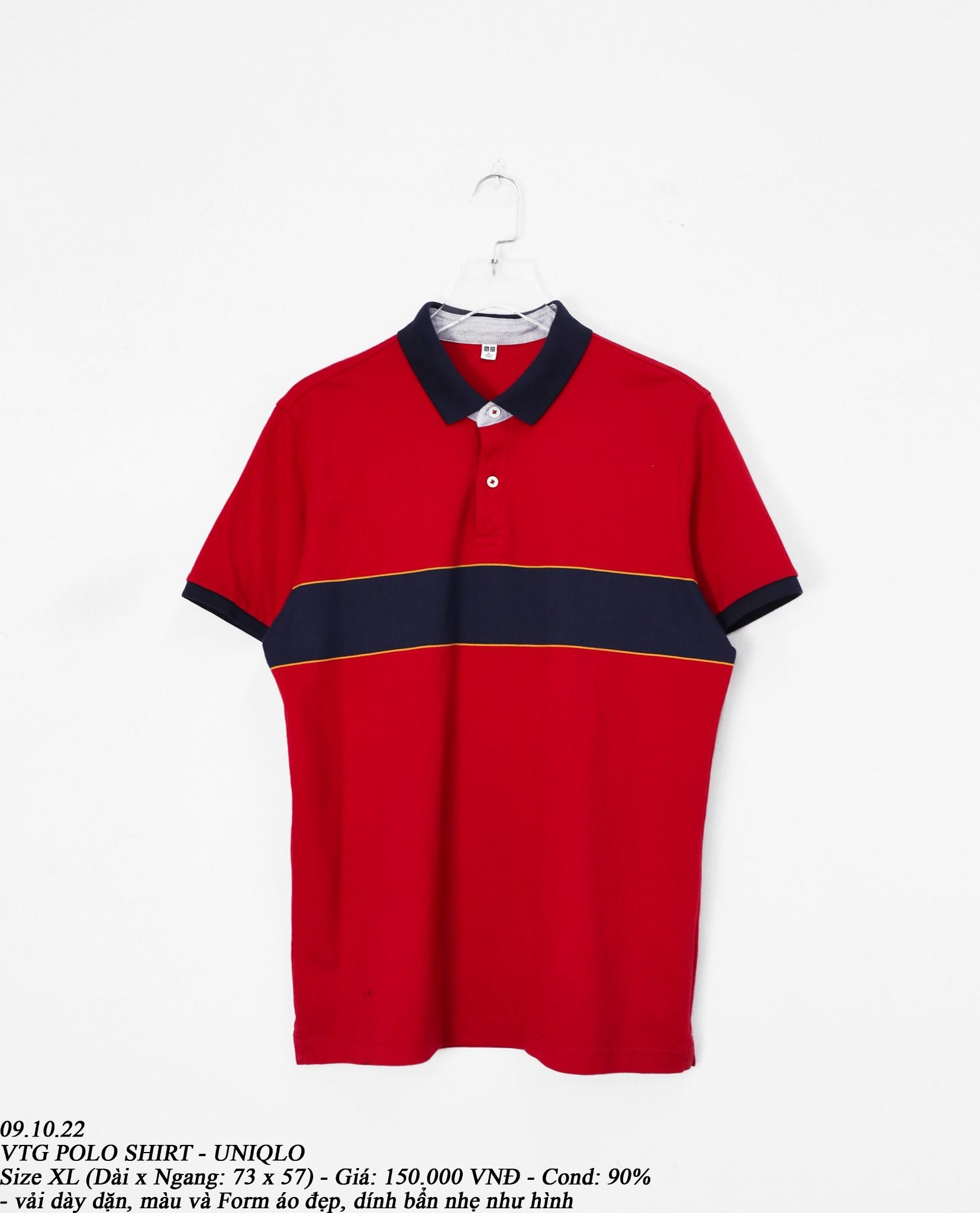 MENS AIRISM FULL OPEN POLO SHIRT  UNIQLO VN