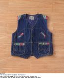  09.22.24 - VTG DENIM VEST JACKET - BOY SCOUT 
