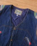  09.22.24 - VTG DENIM VEST JACKET - BOY SCOUT 