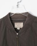  10.09.22 - VTG WASHED NYLON BOMBER JACKET - PURPLE & YELLOW 