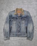 01.10.23 - VTG DENIM JACKET - PURPLE & YELLOW 