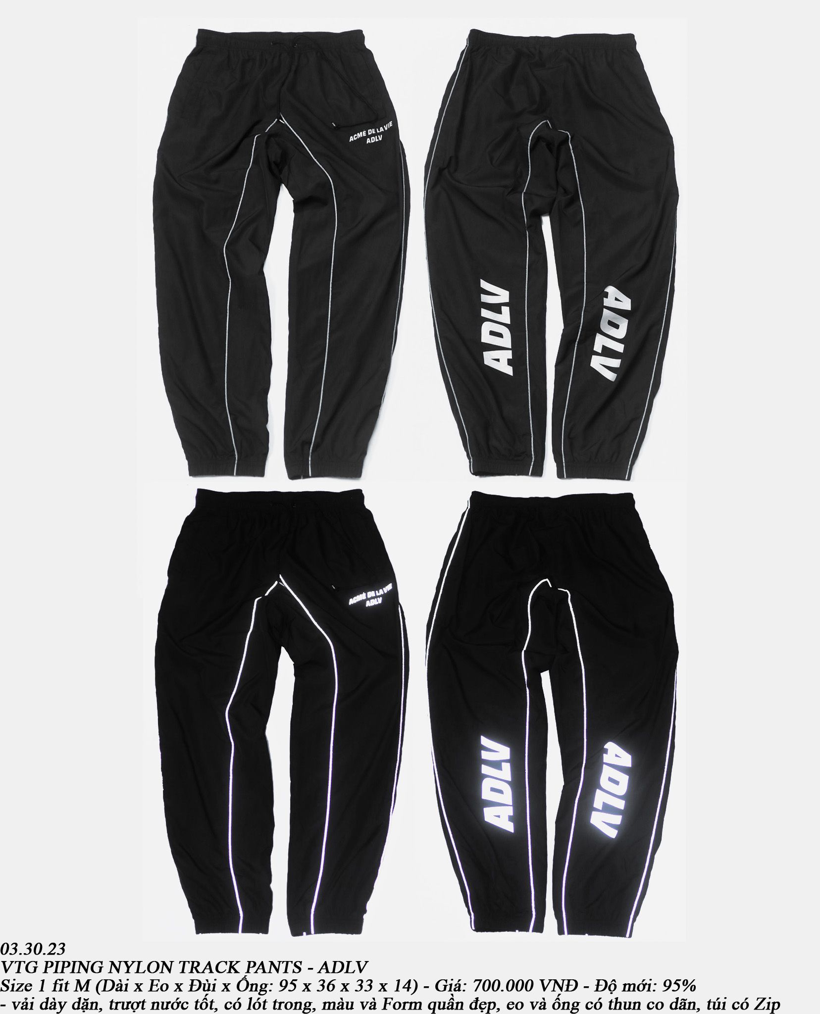 SOMETHINGNEW X RECYCLED NYLON track pants with 50% discount! | Vero Moda®