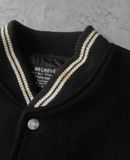  02.10.24 - VTG CROPPED LEATHER SLEEVE WOOL VARSITY JACKET - MELROSE 