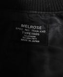  02.10.24 - VTG CROPPED LEATHER SLEEVE WOOL VARSITY JACKET - MELROSE 