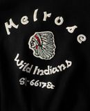  02.10.24 - VTG CROPPED LEATHER SLEEVE WOOL VARSITY JACKET - MELROSE 