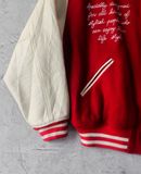  02.10.24 - VTG LEATHER SLEEVE WOOL VARSITY JACKET - COMMON SENSE JUST BIGI KID'S 90s 