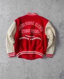  02.10.24 - VTG LEATHER SLEEVE WOOL VARSITY JACKET - COMMON SENSE JUST BIGI KID'S 90s 