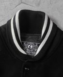  02.10.24 - VTG LEATHER SLEEVE WOOL VARSITY JACKET - ROLLING CRADLE 