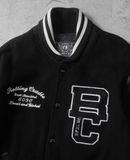  02.10.24 - VTG LEATHER SLEEVE WOOL VARSITY JACKET - ROLLING CRADLE 