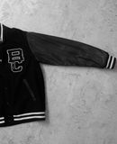  02.10.24 - VTG LEATHER SLEEVE WOOL VARSITY JACKET - ROLLING CRADLE 