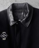  02.10.24 - VTG LEATHER SLEEVE WOOL VARSITY JACKET - ALL-STAR TEAM SUZUKI 