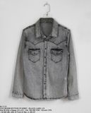  06.15.23 - VTG DENIM BUTTON UP SHIRT - BLACK LABEL CO 