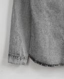  06.15.23 - VTG DENIM BUTTON UP SHIRT - BLACK LABEL CO 