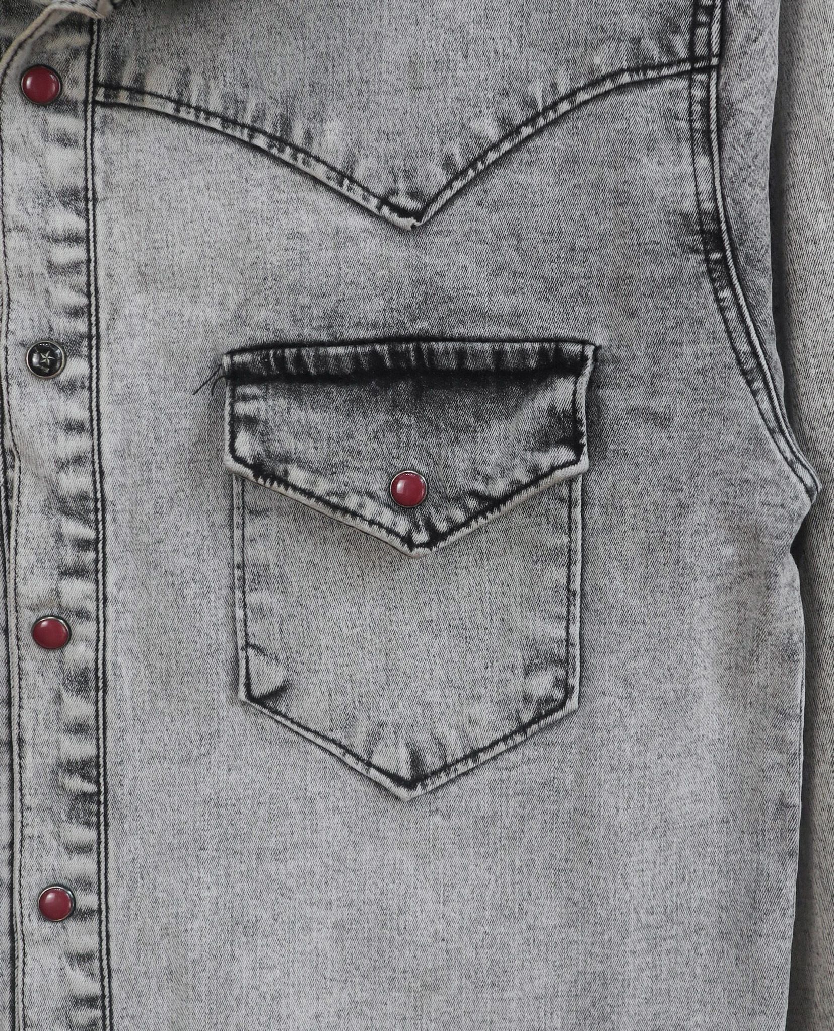  06.15.23 - VTG DENIM BUTTON UP SHIRT - BLACK LABEL CO 