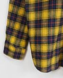  06.15.23 - VTG FLANNEL BUTTON UP SHIRT - BLACK NUMBER STUDIOS 