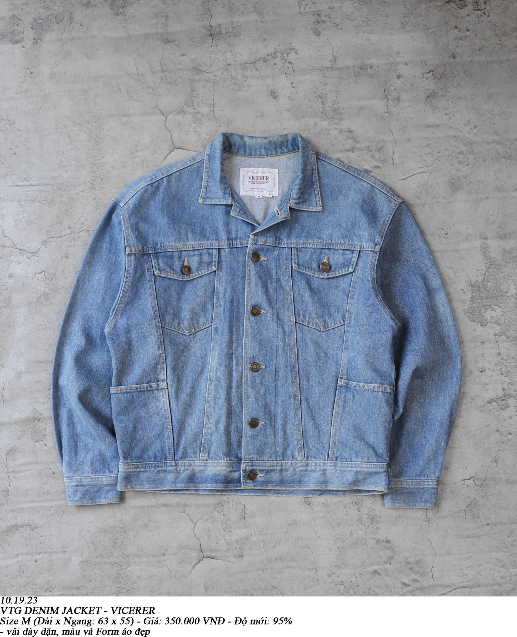  10.19.23 - VTG DENIM JACKET - VICERER 