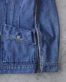  02.18.24 - VTG DENIM COAT JACKET - TRICOT COMME DES GARCONS 