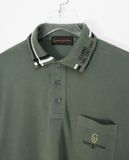  10.04.22 - VTG LONGSLEEVE POLO SHIRT - GIANNI VALENTINO ITALY 