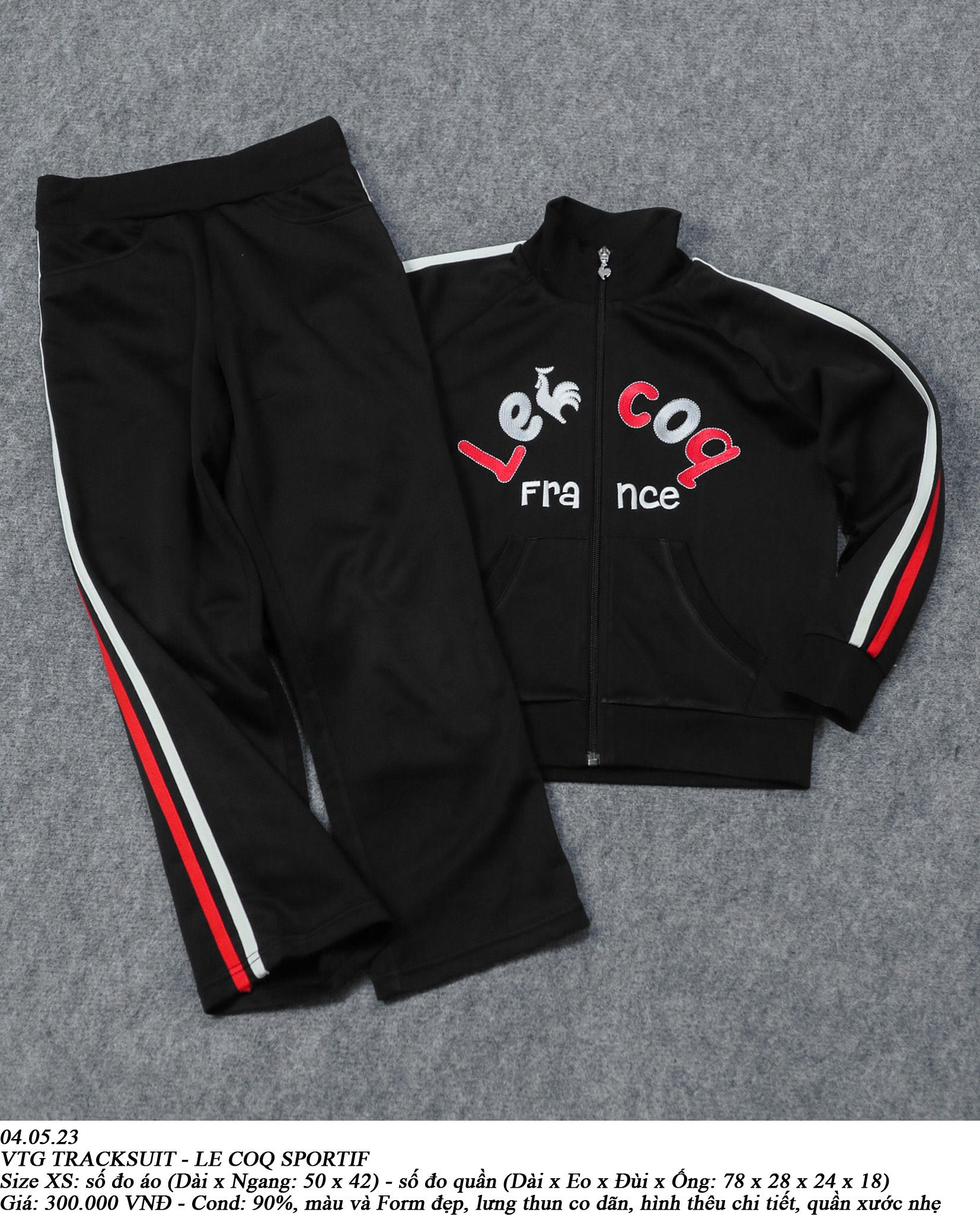 04.05.23 VTG TRACKSUIT LE COQ SPORTIF Breakdalaww Vintage Streetwear
