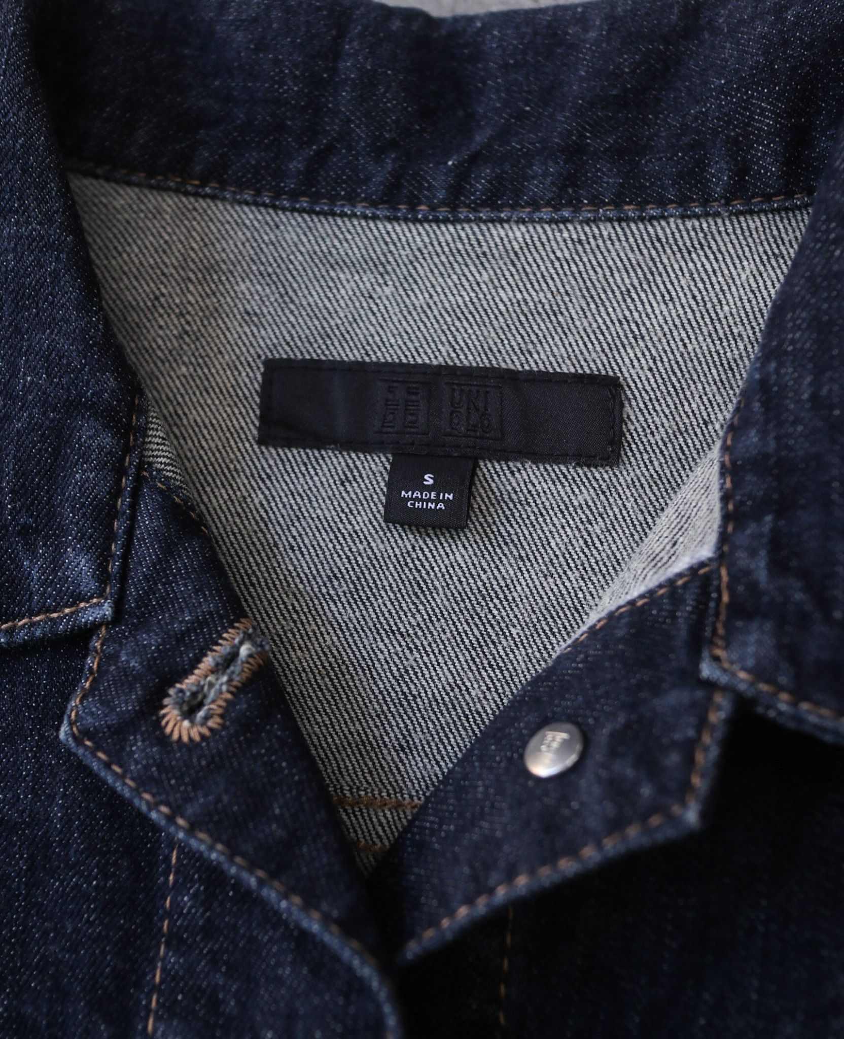  02.18.24 - VTG CROPPED DENIM JACKET - UNIQLO 