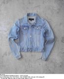  02.18.24 - VTG CROPPED DENIM JACKET - JUNCY JEANS 