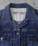  02.18.24 - VTG CROPPED DENIM JACKET - MUJI 