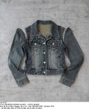  10.18.23 - VTG CROPPED  DENIM JACKET - CECIL McBEE 