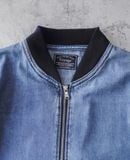  02.17.24 - VTG DENIM BOMBER JACKET - VOYAGE 