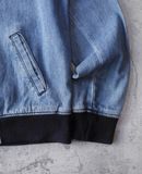  02.17.24 - VTG DENIM BOMBER JACKET - VOYAGE 